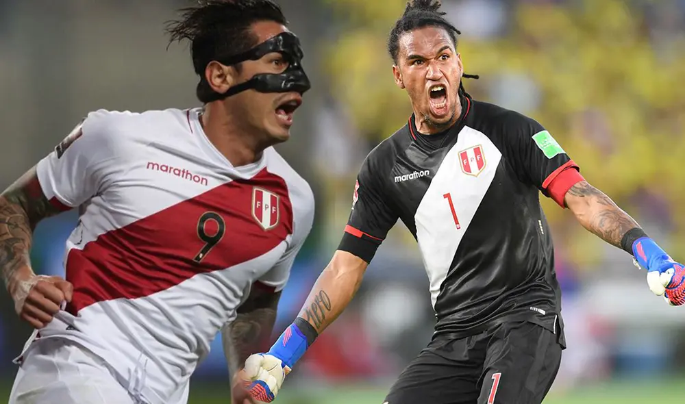 Gianluca Lapadula y Pedro Gallese serán titulares ante Uruguay en Montevideo. Foto: composición de AFP