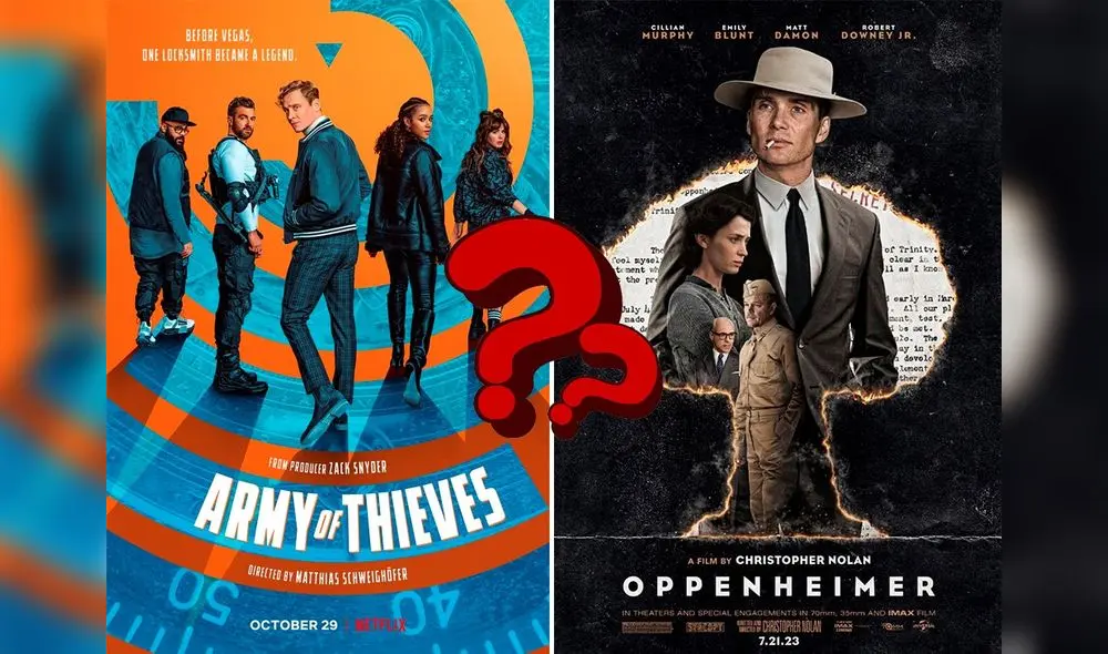 El actor que dio vida a Ludwig Dieter en "El ejército de los ladrones" es parte de "Oppenheimer" de Christopher Nolan. Foto: composición/Netflix/Universal Pictures