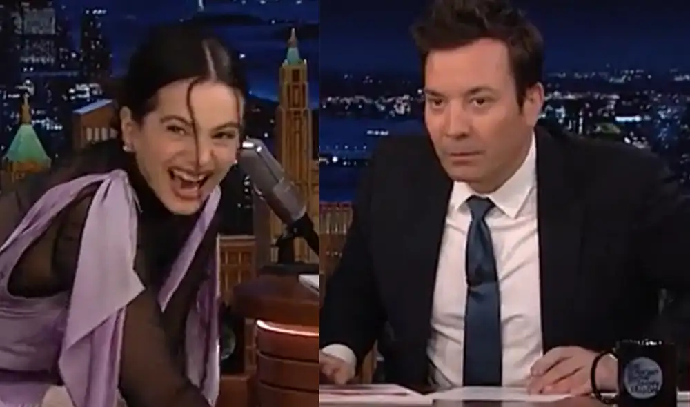 Rosalía fue la invitada de "The tonight show" para promocionar su nuevo disco. Foto: "The tonight show"