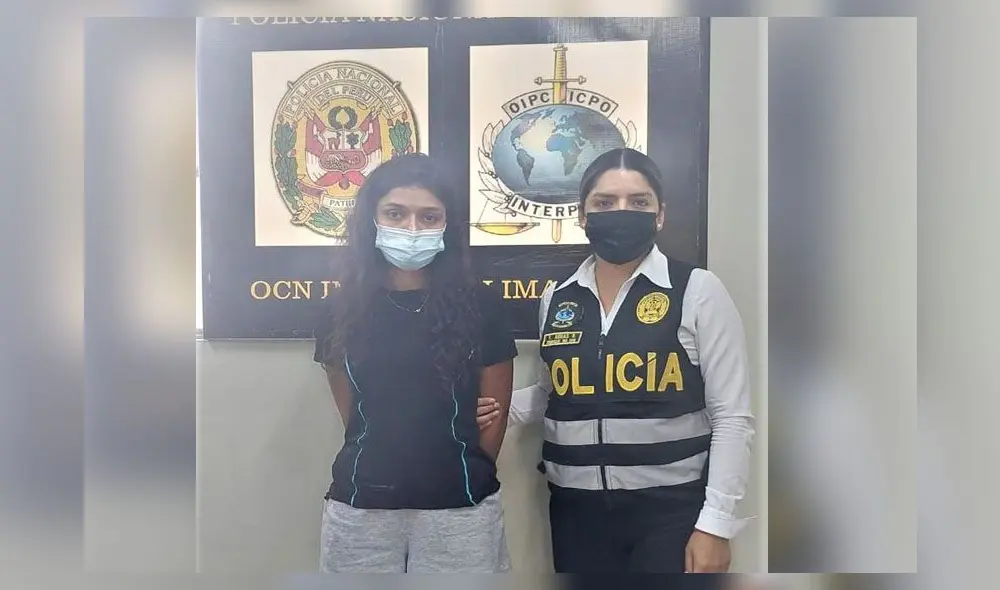 Peruana fue intervenida en el distrito de La Molina. Foto: PNP