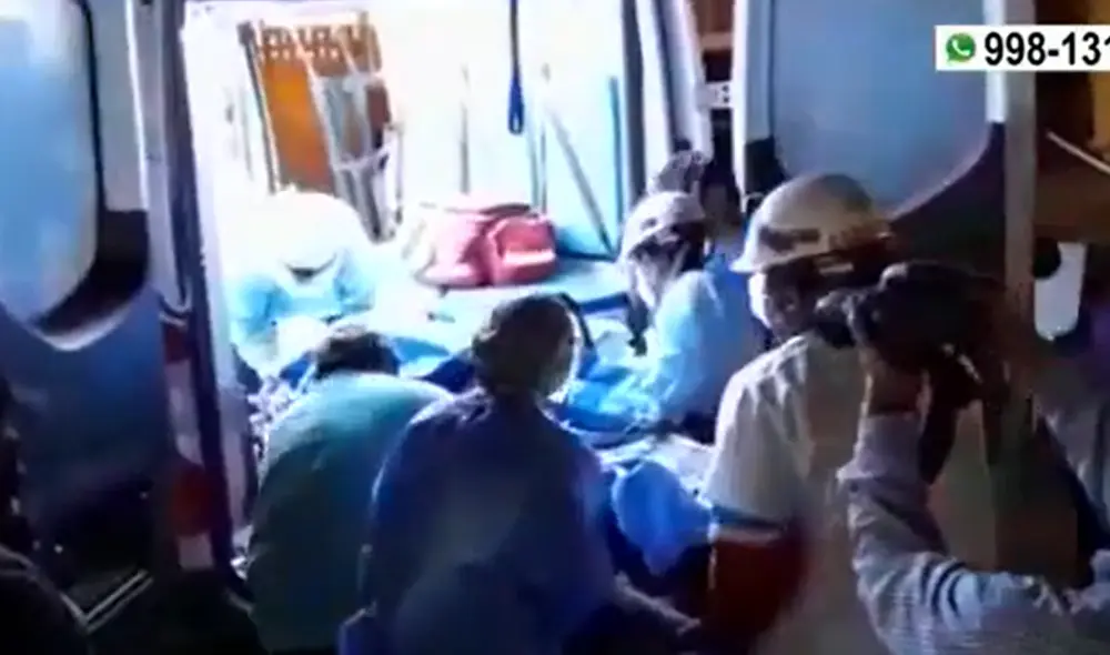 Menor fue trasladada a Lima luego de estar en UCI en el nosocomio Santa Rosa. Foto: captura América Noticias