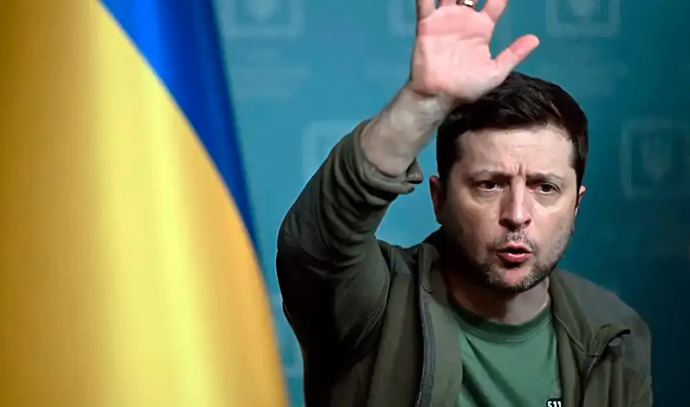 El presidente de Ucrania, Volodímir Zelenski, instó hoy a la Unión Europea a decir claramente si su país podrá ingresar en el club de los Veintisiete. Foto: AFP