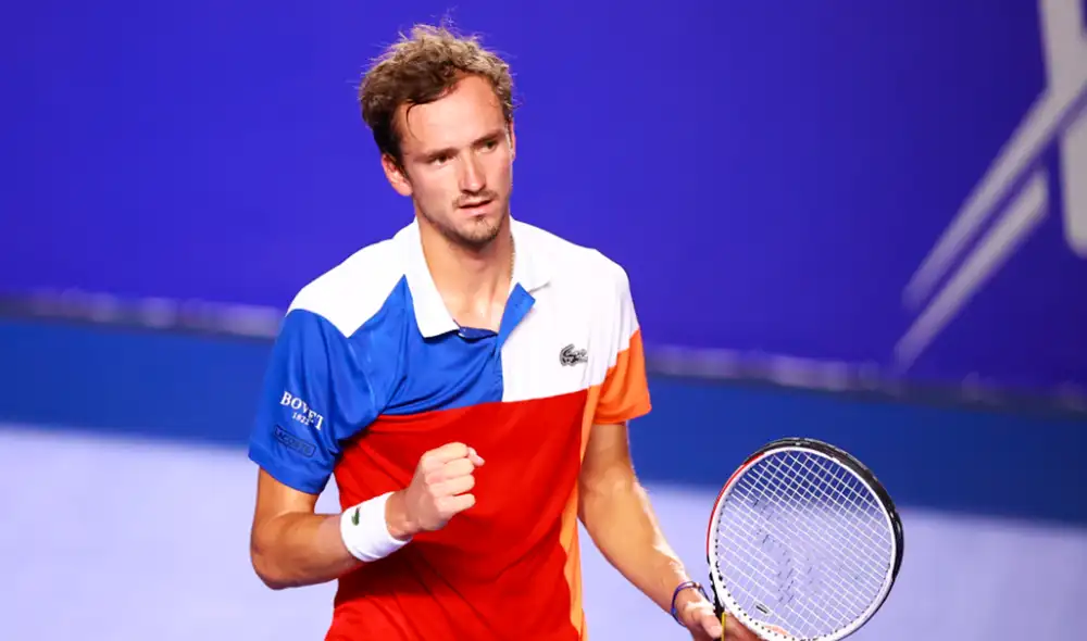 Daniil Medvedev obtuvo su primera victoria tras coronarse como número 1 del Ranking ATP. Foto: EFE