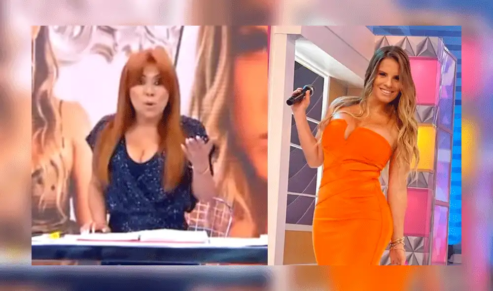 Magaly Medina molesta con la actitud de Arturo Caballero por pedirle a Alejandra Baigorria que devuelva el anillo de compromiso. Foto: composición ATV/Instagram Magaly Medina molesta con la actitud de Arturo Caballero por pedirle a Alejandra Baigorria que devuelva el anillo de compromiso. Foto: composición ATV/Instagram