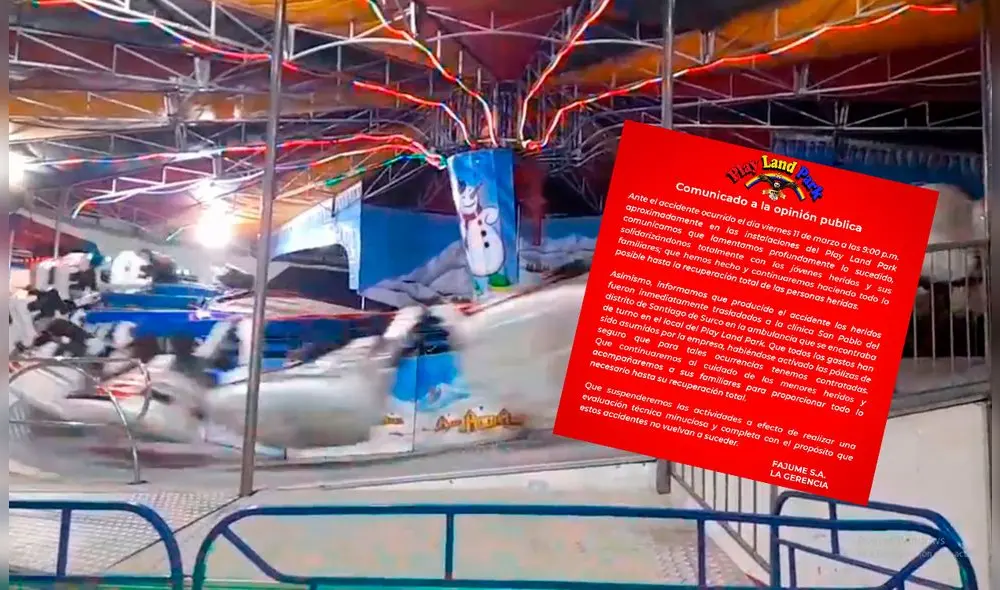 Play Land Park aseguró que se activaron todas las pólizas de seguro para la atención de los menores heridos. Foto: Composición LR. Play Land Park aseguró que se activaron todas las pólizas de seguro para la atención de los menores heridos. Foto: Composición LR.