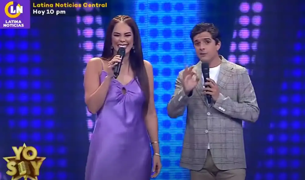 Nicolás Galindo y Karen Schwarz en la edición del 11 de marzo de "Yo soy: nueva generación". Foto: captura de Latina Nicolás Galindo y Karen Schwarz en la edición del 11 de marzo de "Yo soy: nueva generación". Foto: captura de Latina