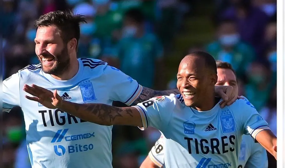 Tigres vence 2-0 a León. Foto: Liga MX. Tigres vence 2-0 a León. Foto: Liga MX.