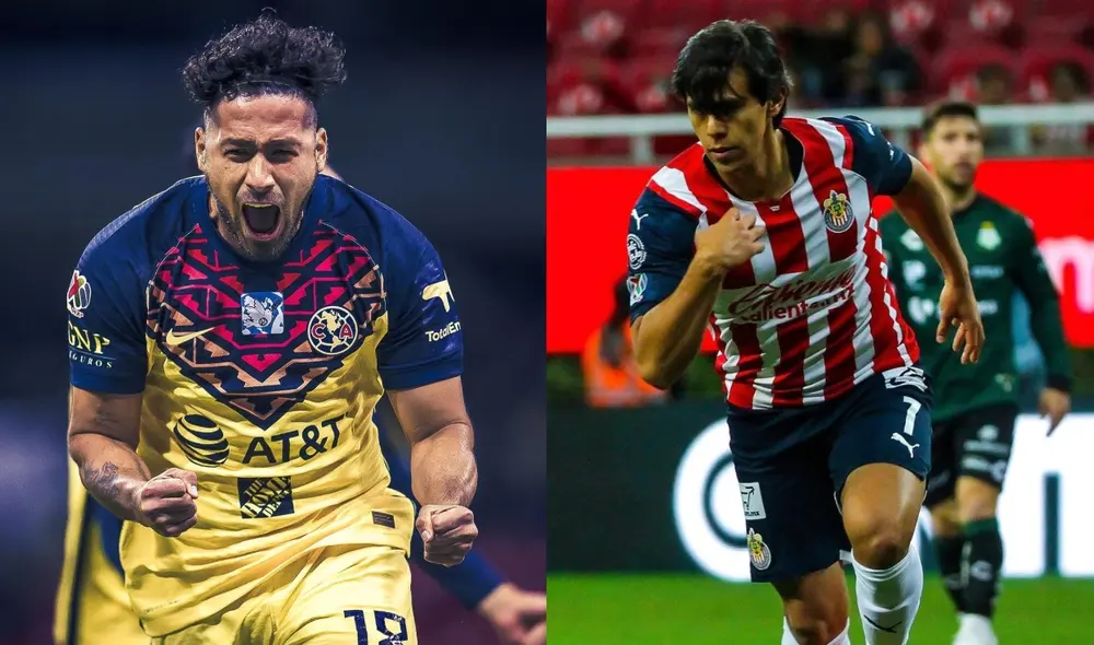 La actual situación de las instituciones deportivas no es la mejor: los de Guadalajara se ubican décimos en la tabla, mientras que América está último. Foto: composición LR/Instagram