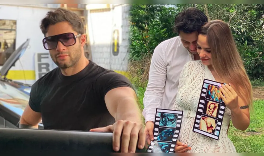 Fue el último 5 de febrero, hace poco más de un mes, que el modelo Joshua Ivanoff dijo que ya estaban en cuenta regresiva para la llegada de su bebé. Foto: composición/Instagram