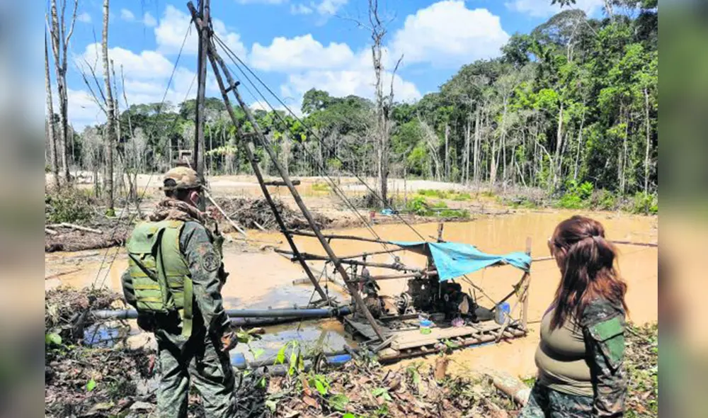 Mafias. Mineros ilegales invaden 4 zonas en Madre de Dios. Foto: O. Chumpitaz