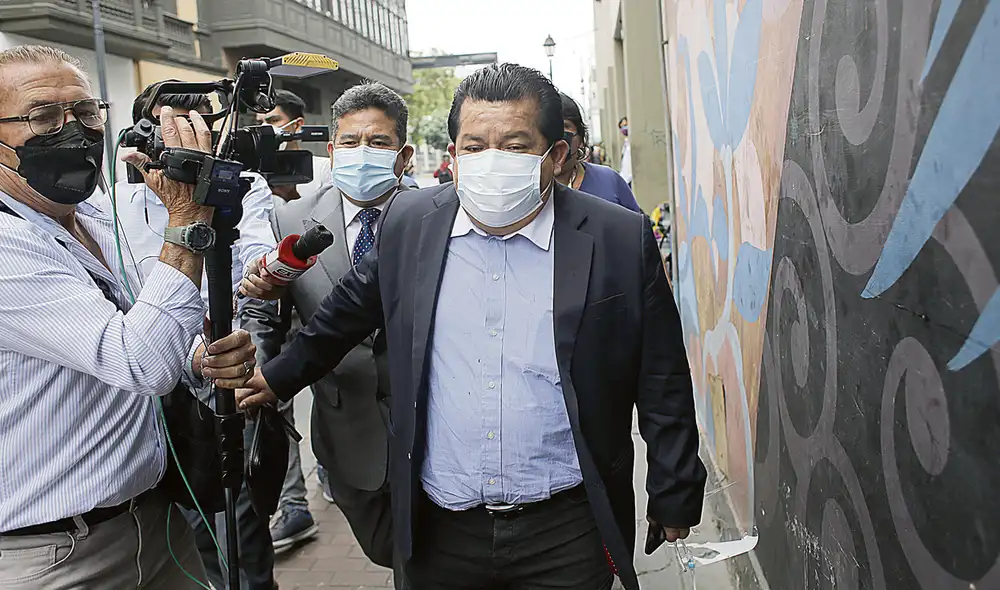 Hasta aquí nomás. Pacheco decidió “cantar” a la Fiscalía. Foto: Antonio Melgarejo/La República