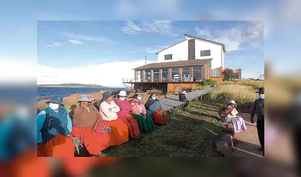 Manzana de la discordia. Hoteles instalados en la zona son objeto de cuestionamiento en Huecalla, en el distrito de Plateria en Puno.