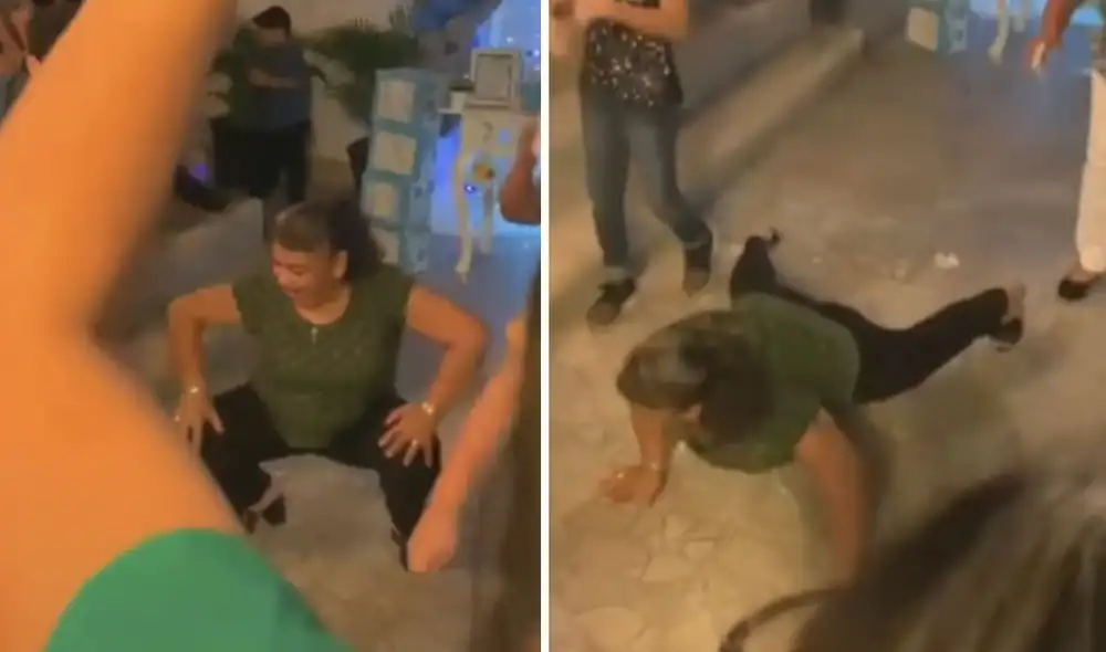 Miles de usuarios quedaron impresionados al ver el increíble baile que realizó la adulta mayor. Foto: captura de TikTok Miles de usuarios quedaron impresionados al ver el increíble baile que realizó la adulta mayor. Foto: captura de TikTok