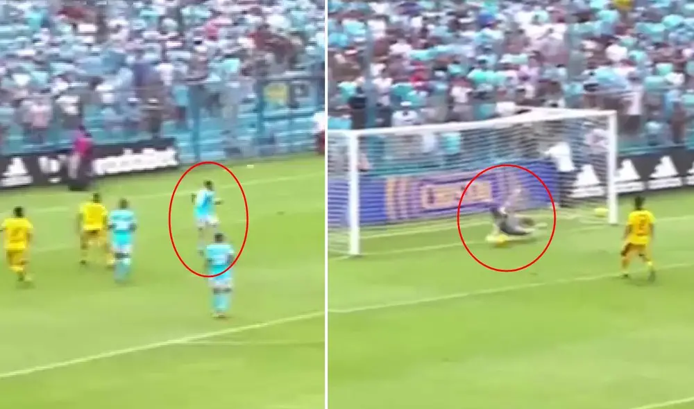 Alejandro Hohberg tuvo en la cabeza el 1-0 de Cristal sobre Cantolao. Foto: composición captura GolPerú Alejandro Hohberg tuvo en la cabeza el 1-0 de Cristal sobre Cantolao. Foto: composición captura GolPerú