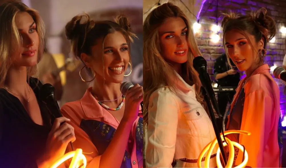 Alessia y Arianna Rovegno también crearon versiones en cumbia de temas como "Tacones rojos" y "Volví". Foto: Alessia y Vambina/Instagram Alessia y Arianna Rovegno también crearon versiones en cumbia de temas como "Tacones rojos" y "Volví". Foto: Alessia y Vambina/Instagram