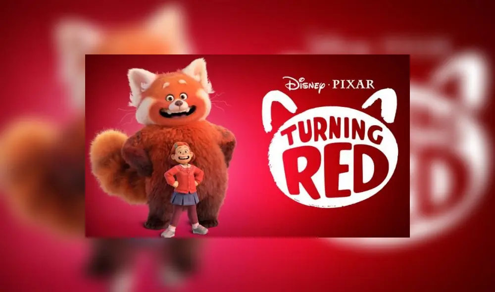 "Turning red" tiene una duración de 1h y 40 min. Foto: Disney Plus