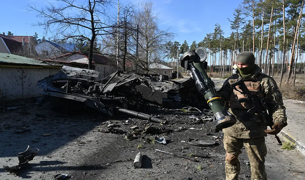 La base está situada en la región de Leópolis, en el oeste de Ucrania. Foto: referencial/AFP