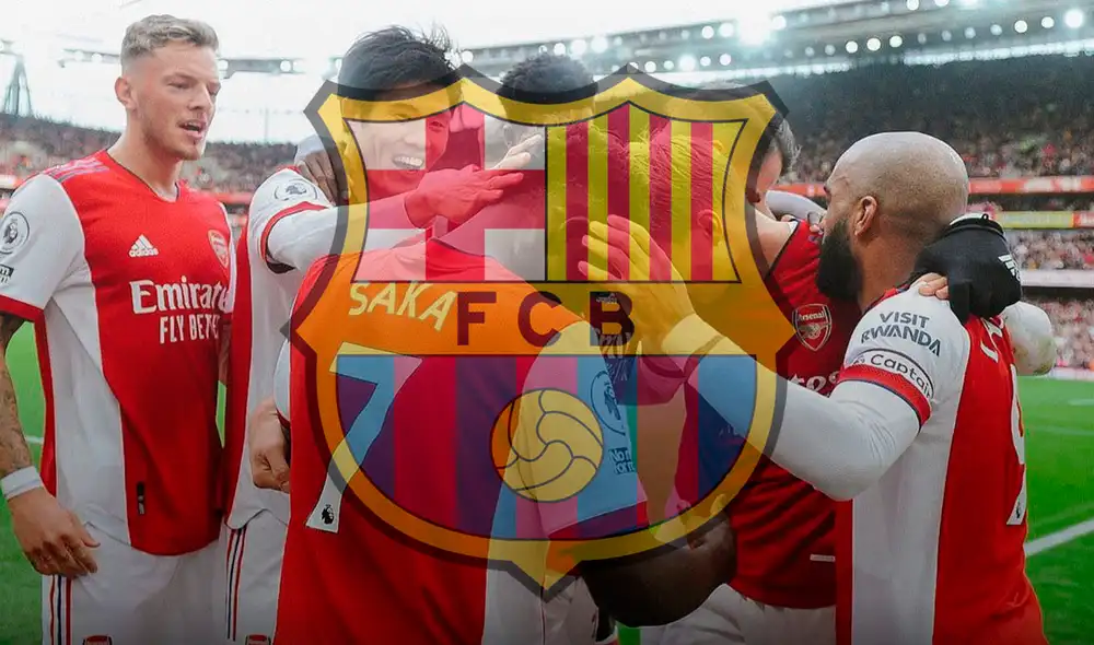 FC Barcelona trataría de reforzarse con un delantero del Arsenal para la próxima temporada. Foto: composición GLR/Arsenal