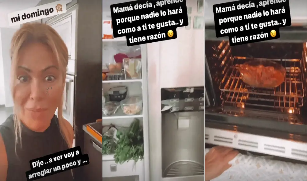 La conductora estuvo como ama de su propia casa luego de regresar de Estados Unidos. Foto: Gisela Valcárcel/Instagram La conductora estuvo como ama de su propia casa luego de regresar de Estados Unidos. Foto: Gisela Valcárcel/Instagram
