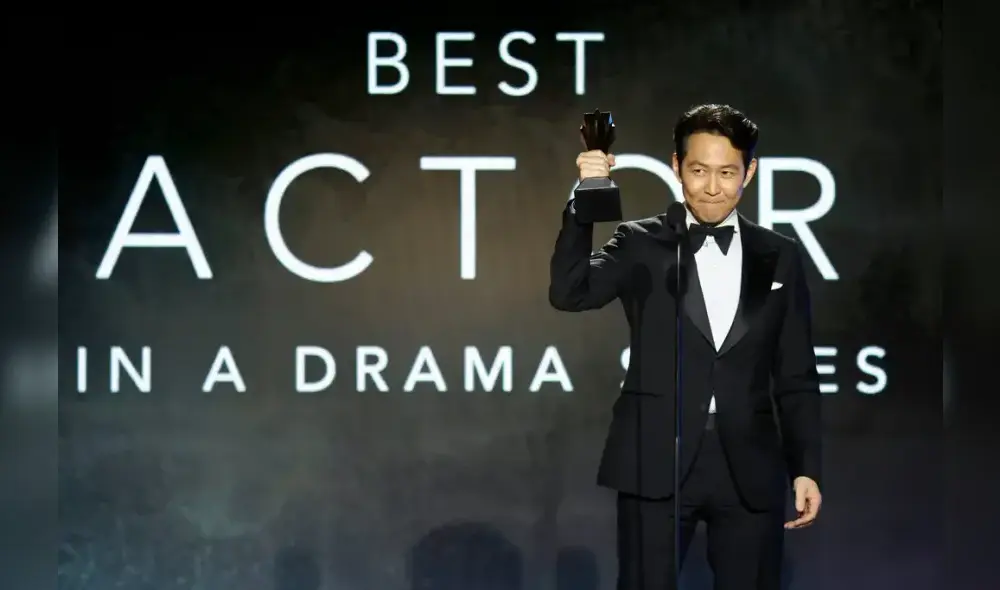 Lee Jung Jae interpreta a Seong Gi-hun en la exitosa serie de Netflix, "Squid game". Foto: Critics Choice Awards Lee Jung Jae interpreta a Seong Gi-hun en la exitosa serie de Netflix, "Squid game". Foto: Critics Choice Awards