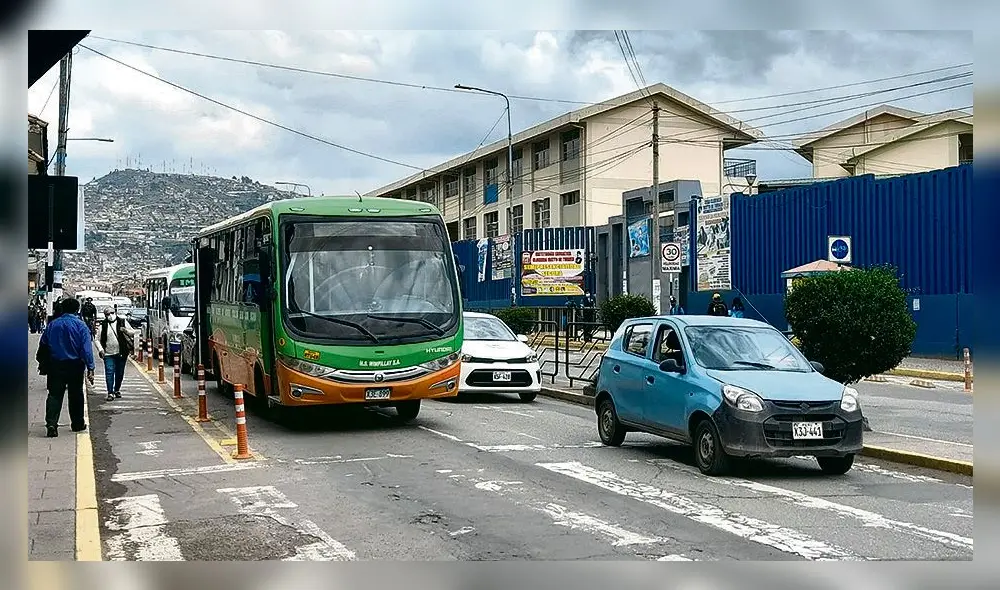 Transporte público en Cusco. Foto: La República