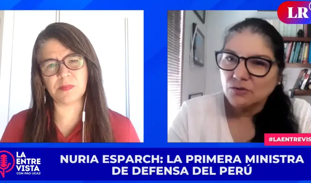 "Alan García decía que me gustaba trabajar en el sector Defensa porque había 90.000 hombres que me decían 'sí, señora'", señaló Esparch. Foto: captura de LR+ "Alan García decía que me gustaba trabajar en el sector Defensa porque había 90.000 hombres que me decían 'sí, señora'", señaló Esparch. Foto: captura de LR+