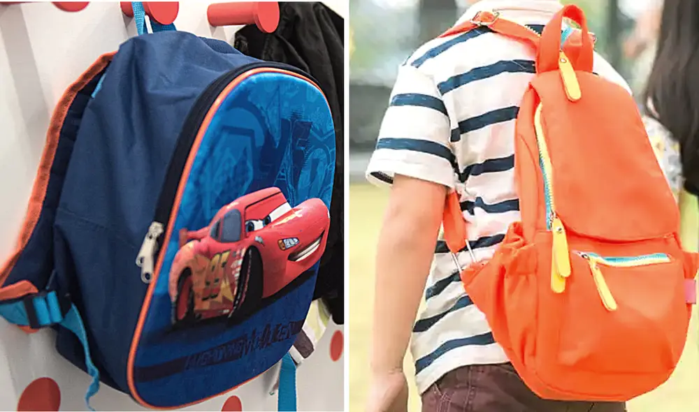 Mantener en orden la mochila y los útiles de tus hijos será reto si es que no hay un buen hábito. A continuación, te brindamos algunas ideas para que puedas limpiarla y ordenarla, junto a ellos. Foto: composición de LR/ AFP/ Eres mamá