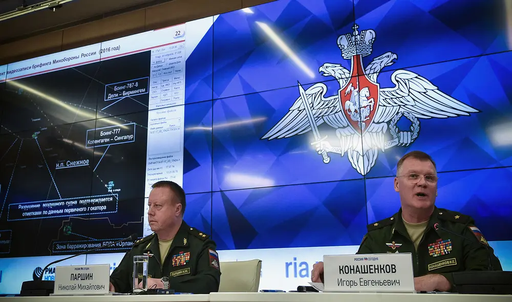 Igor Konashenkov se refirió nuevamente a los "mercenarios extranjeros" que apoyan a Ucrania. Foto: referencial/AFP