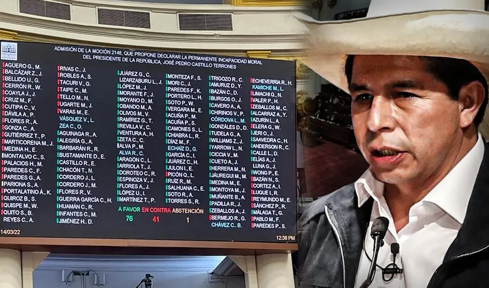 El presidente o su defensa deberá acudir al Pleno el próximo lunes 28 de marzo a las 3 p.m. Foto: Congreso / Presidencia