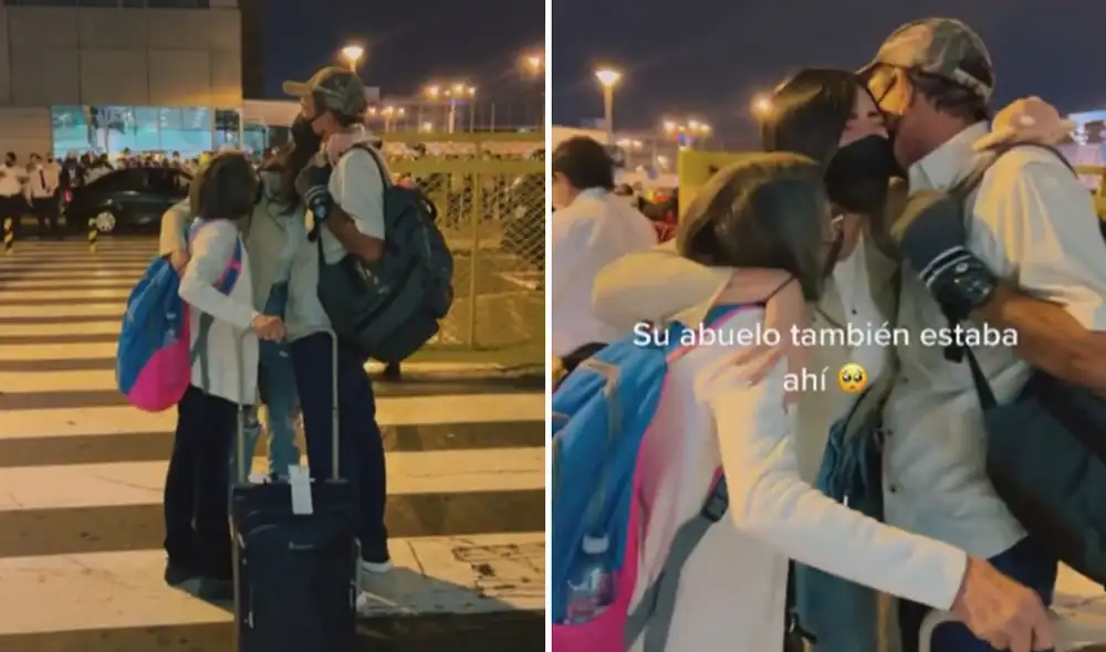 Las imágenes de este emotivo momento lograron conmover a miles de usuarios en las redes sociales. Foto: captura de TikTok