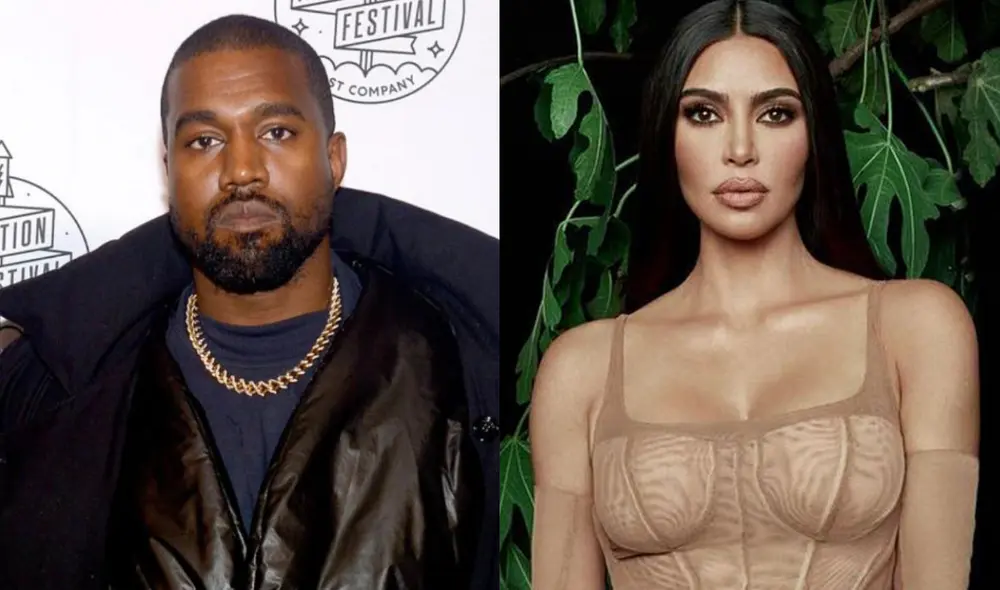 Kim Kardashian y Kanye West discuten sobre el contacto que el rapero mantiene con sus menores hijos. Foto: composición/ La República