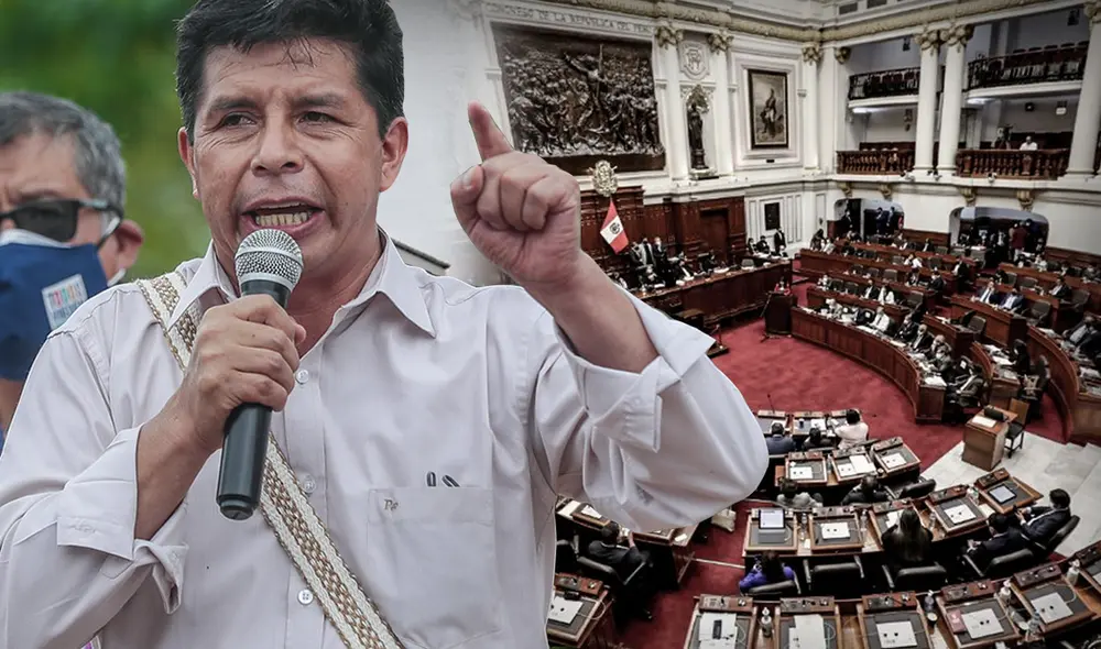 El lunes 14 de marzo, el Congreso también aprobó admitir a debate la moción de vacancia presidencial contra Pedro Castillo. Foto: Composición LR / Presidencia / Congreso El lunes 14 de marzo, el Congreso también aprobó admitir a debate la moción de vacancia presidencial contra Pedro Castillo. Foto: Composición LR / Presidencia / Congreso