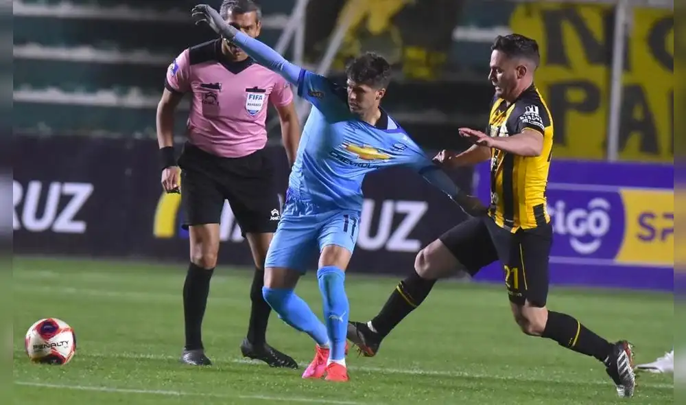 Bolivar se impone en condición de visita en el primer clásico del año. Foto: Twitter Tigo Sports Bolivia