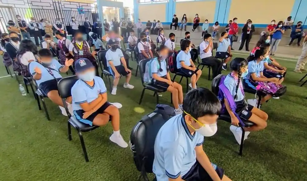 Escolares regresaron a las clases en 18 regiones del país. Foto: Minedu