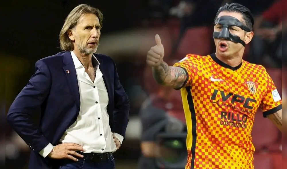 Ricardo Gareca busca clasificar a su segundo mundial consecutivo con la selección peruana. Foto: EFE/Benevento