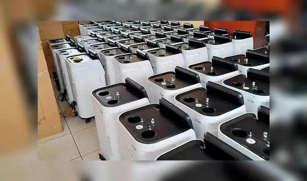 Guardados. Concentradores de oxígeno no se entregan. Foto: La República