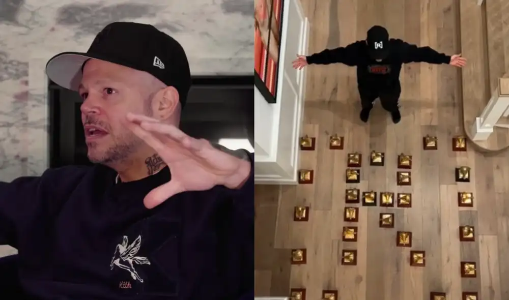 “Mi primer TikTok challenge solamente lo puedo hacer yo, mentira lo pueden hacer, pero con Billboards”, dijo Residente: Foto: Residente/Instagram