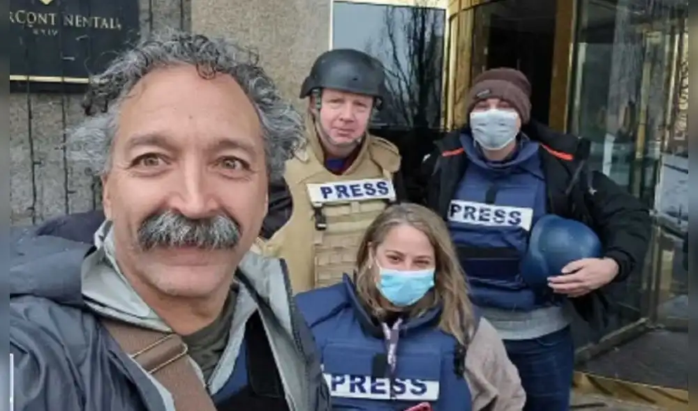 Pierre Zakzewski, camarógrafo de Fox News, murió en Ucrania / Captura de pantalla del video Pierre Zakzewski, camarógrafo de Fox News, murió en Ucrania / Captura de pantalla del video