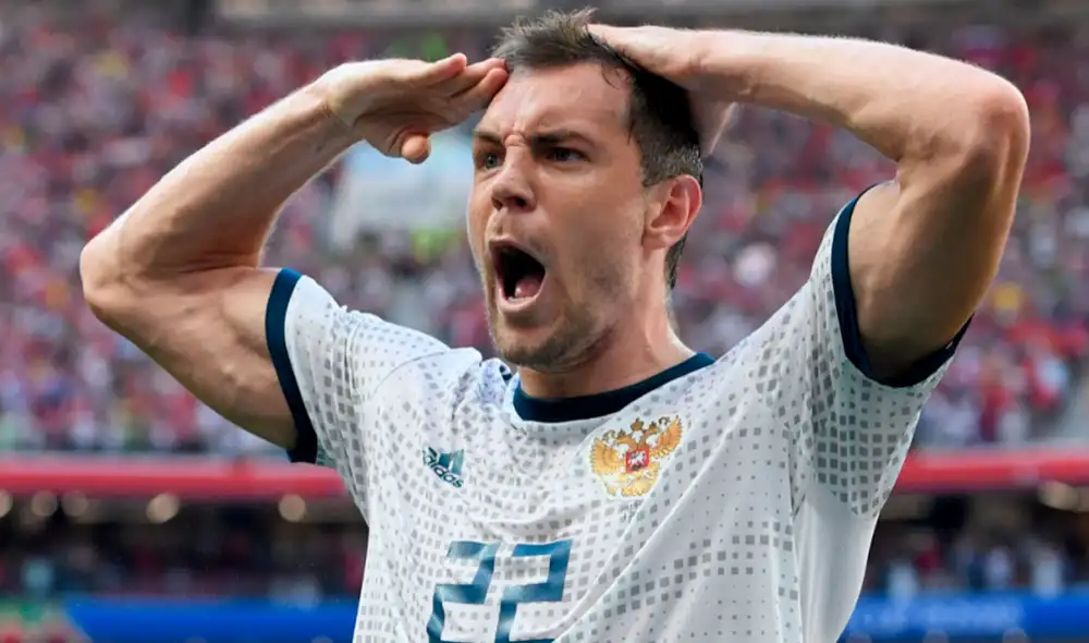 Artem Dzyuba es capitán de la selección de Rusia y jugador del Zenit de San Petersburgo. Foto: EFE