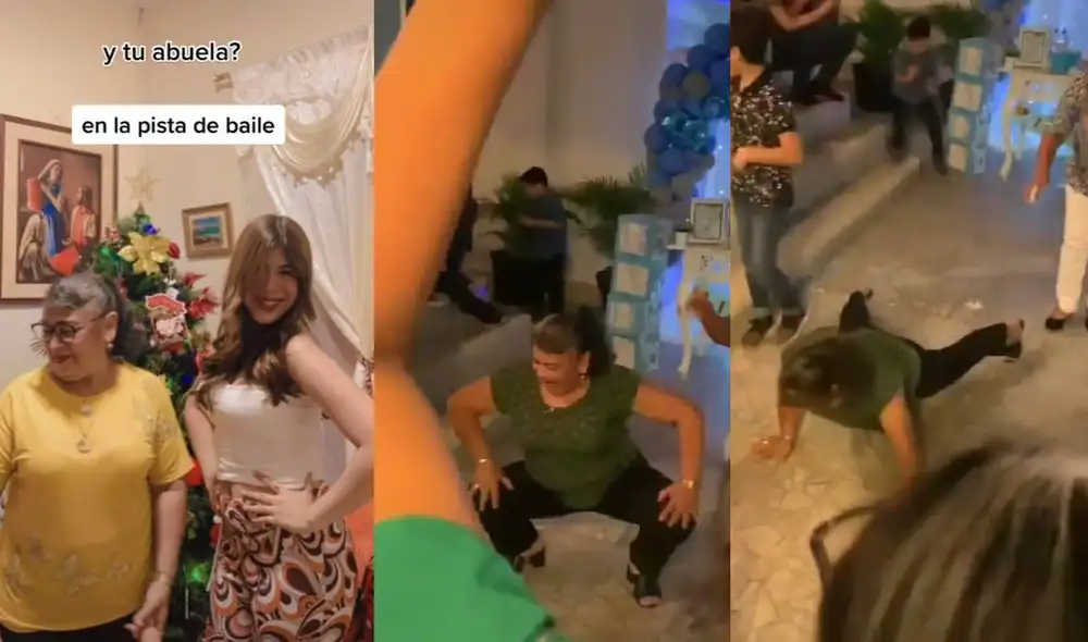 El video que muestra los impresionantes pasos de la abuelita cuenta con más de ocho millones de visualizaciones. Foto: captura de TikTok