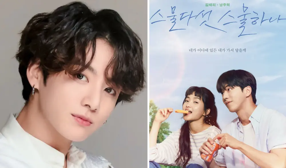 Jungkook de BTS compartió con sus seguidores en Instagram una de las escenas del k-drama "Twenty five, twenty one" y se volvió tendencia. Foto: composición La República/BIGHIT/TVN