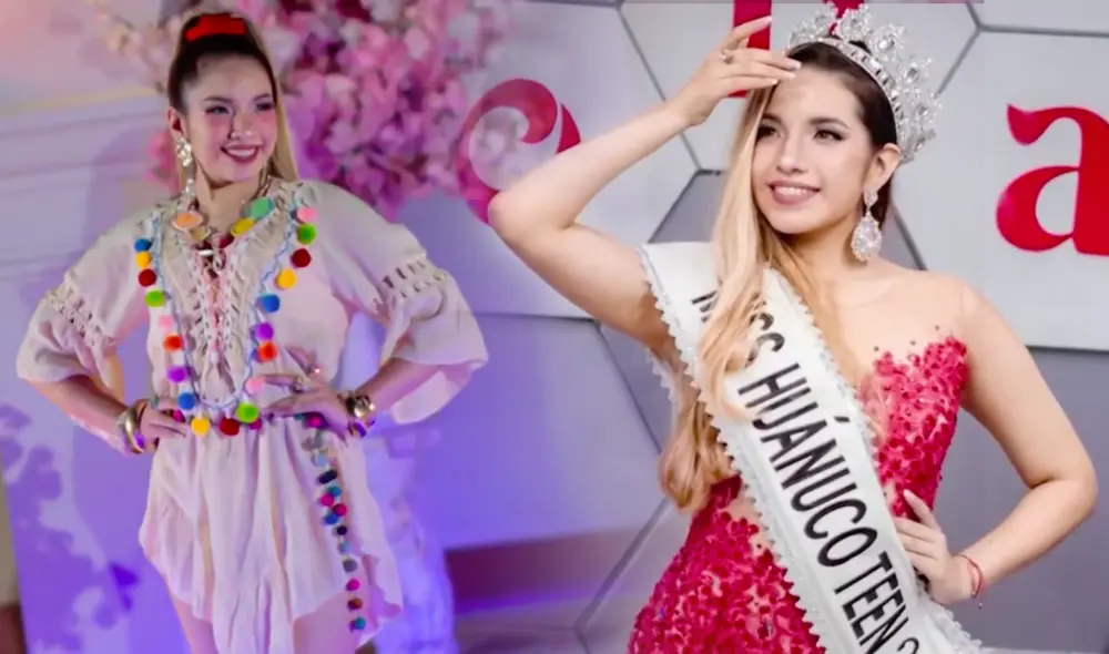 En el pasado mes de agosto, Alondra Huarac recibió el título de Miss Teen Huánuco a pesar de ser su primera experiencia en un certamen de belleza. Foto: composición/captura América tv En el pasado mes de agosto, Alondra Huarac recibió el título de Miss Teen Huánuco a pesar de ser su primera experiencia en un certamen de belleza. Foto: composición/captura América tv