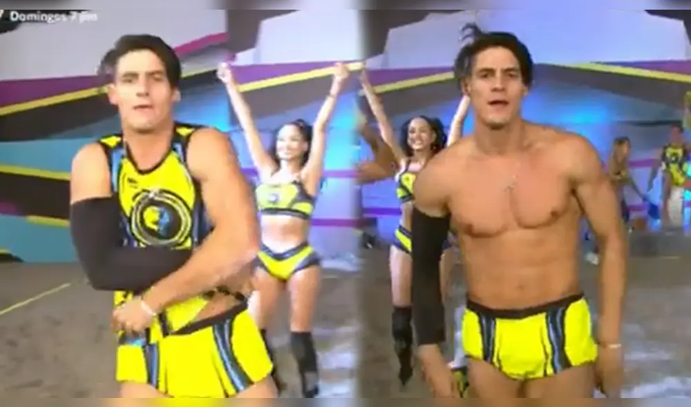 Facundo González no quiso retirarse del juego pese a sanción del árbitro. Foto: composición/captura América TV