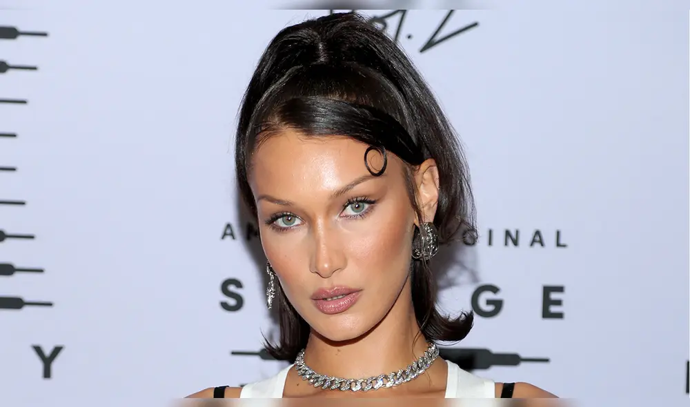 Bella Hadid recalcó que su cirugía en la nariz es la única que se ha realizado. Foto: AFP Bella Hadid recalcó que su cirugía en la nariz es la única que se ha realizado. Foto: AFP