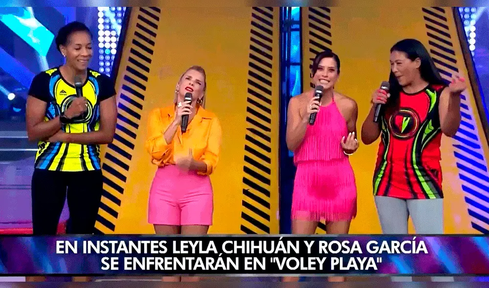 Leyla Chihuan molesta con Rosa García por llegar tarde a EEG: Foto: composición captura de América TV