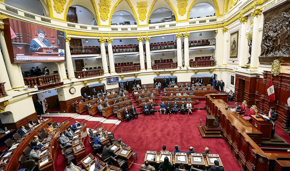 Segundo intento. En apenas ocho meses, el actual Congreso ya tiene en agenda una segunda moción de vacancia contra el presidente Pedro Castillo, esta vez, con admisión a debate. Foto: difusión Segundo intento. En apenas ocho meses, el actual Congreso ya tiene en agenda una segunda moción de vacancia contra el presidente Pedro Castillo, esta vez, con admisión a debate. Foto: difusión