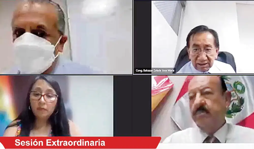 Fase. Comisión notificará resoluciones a los postulantes al Tribunal Constitucional. Foto: captura de Congreso TV