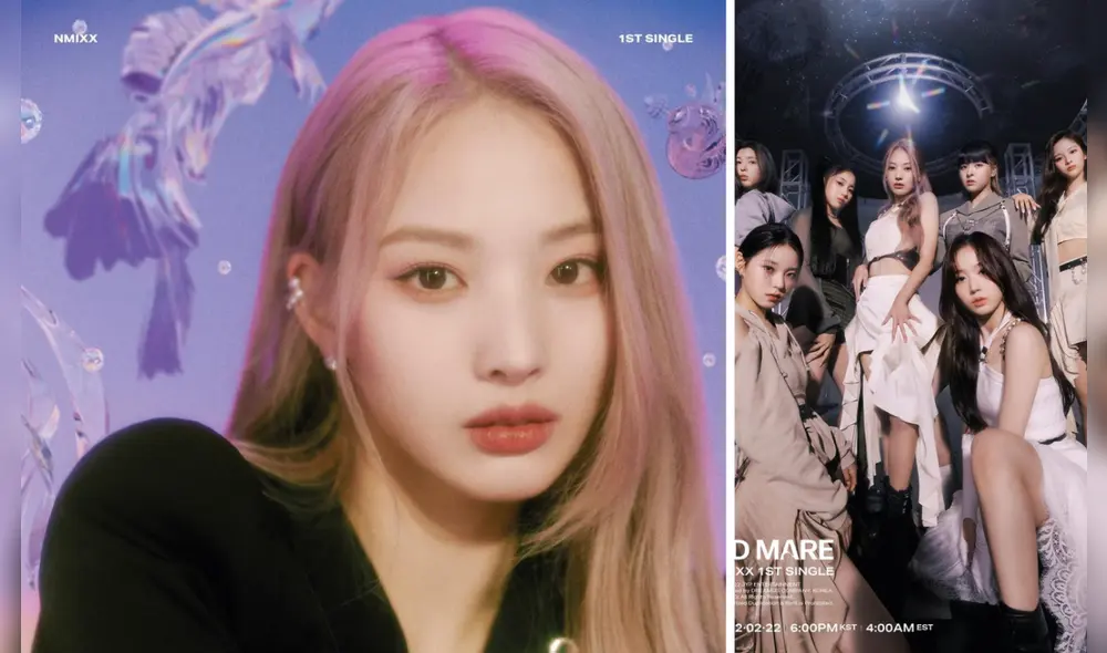 JYP Entertainment anunció a Jinni como segunda integrante de NMIXX. Foto composición: JYP Entertainment JYP Entertainment anunció a Jinni como segunda integrante de NMIXX. Foto composición: JYP Entertainment