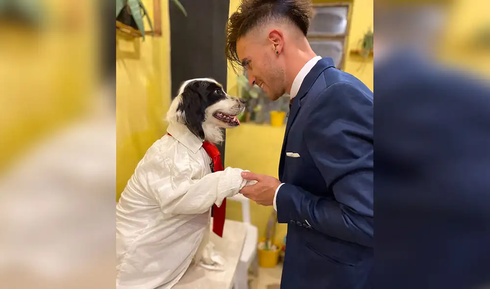 Un joven vivió momentos duros al mudarse de su país para comenzar sus estudios en Argentina; sin embargo, siempre contó con el apoyo de su mascota. Foto: Twitter