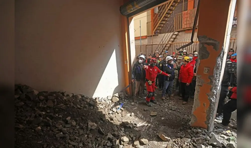 En la localidad de Retamas habitan un promedio de 3.000 habitantes, ya han ocurrido desastres similares: en febrero del 2022 una casa se derrumbó y en octubre del 2021 también. Foto: Prensa Gore